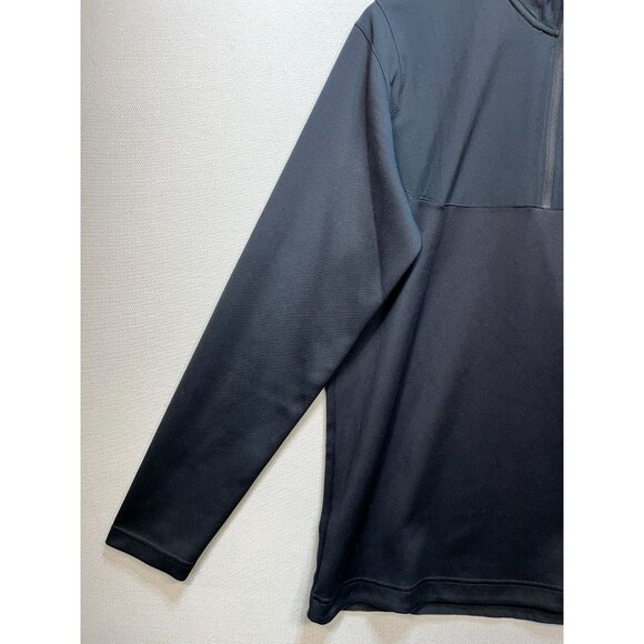 Nike Golf Dri-Fit Tour Performance Athletic Shirt Men L Black 1/4 Zip Activewear - Picture 5 of 11